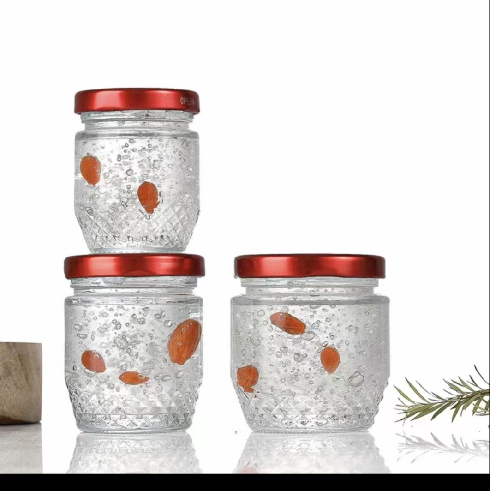 醬菜；果醬；花膠；鮮燉燕窩玻璃瓶